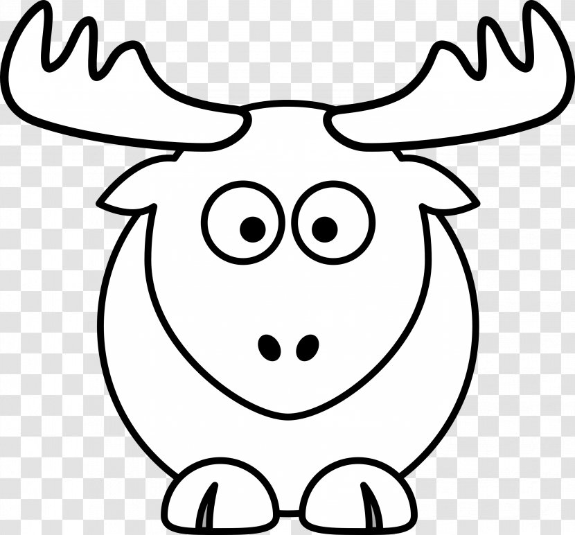 Domestic Pig Cartoon Reindeer Drawing Clip Art - Tree - Eyes Cliparts Transparent PNG
