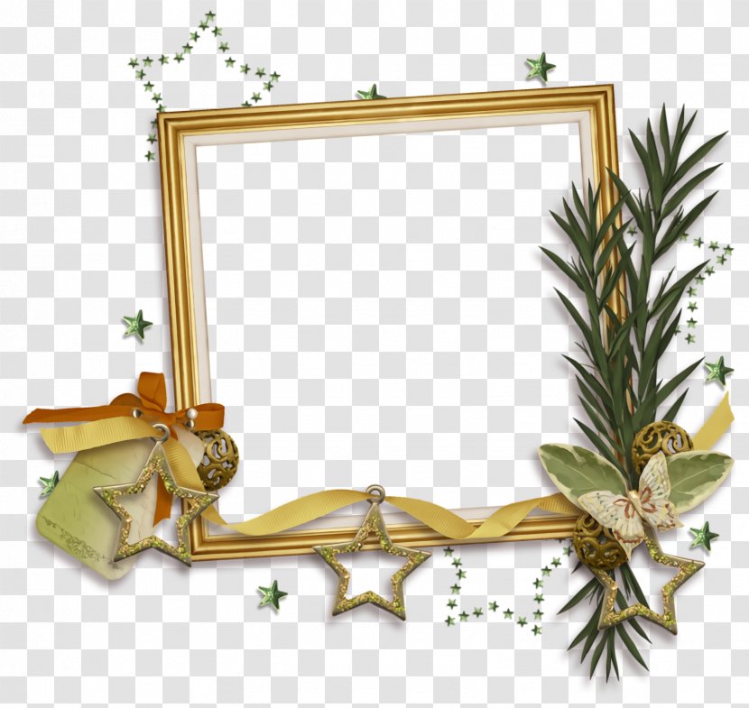 Christmas Frame Border Decor - Ornament - Metal Transparent PNG