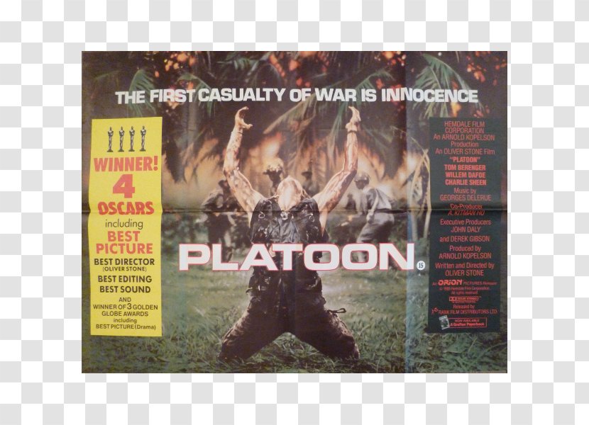 Film Poster Platoon Cinema - Advertising - Horror Movie Transparent PNG