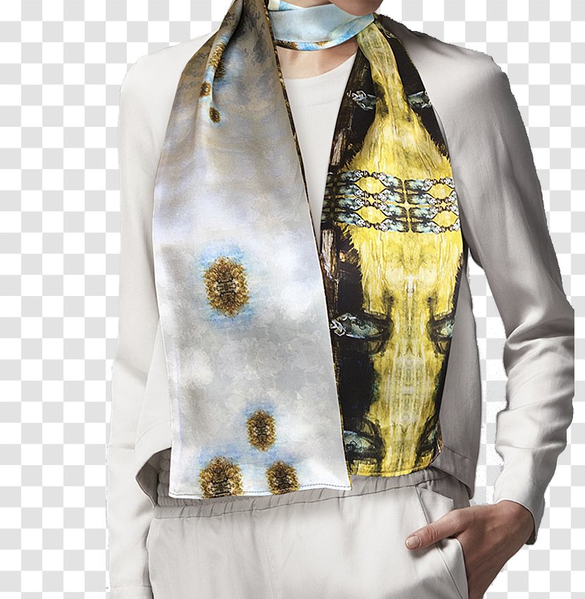 Scarf Shawl The Vicarage At Nuenen Clothing Outerwear - Imitation Gemstones Rhinestones - Aquarel Flower Transparent PNG