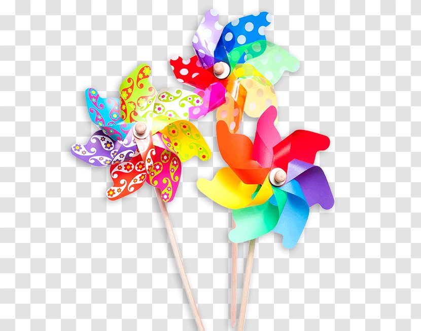 Cut Flowers Petal Lollipop - Toy - Pinwheels Transparent PNG