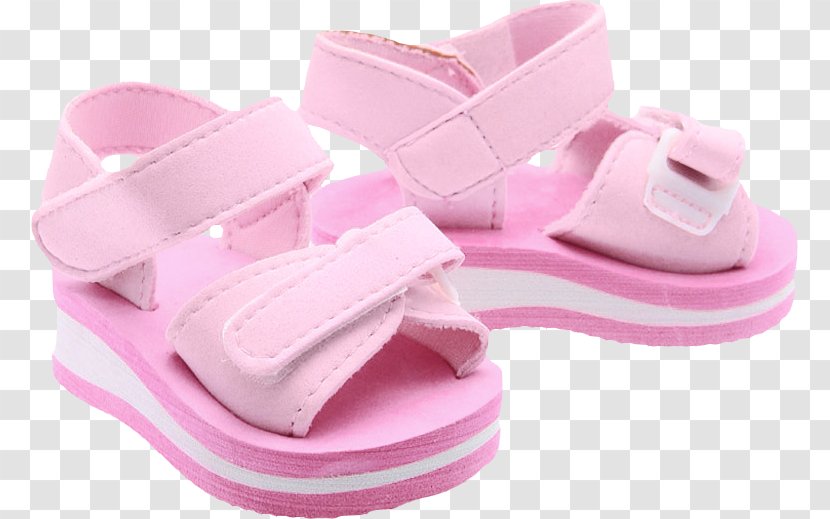 Sandal Shoe - Footwear - Pretty Pink Sandals Transparent PNG