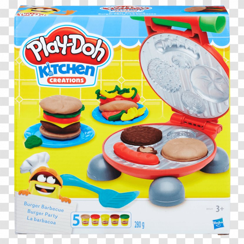 Play-Doh Hamburger Barbecue Dough Cooking - Kitchen Transparent PNG