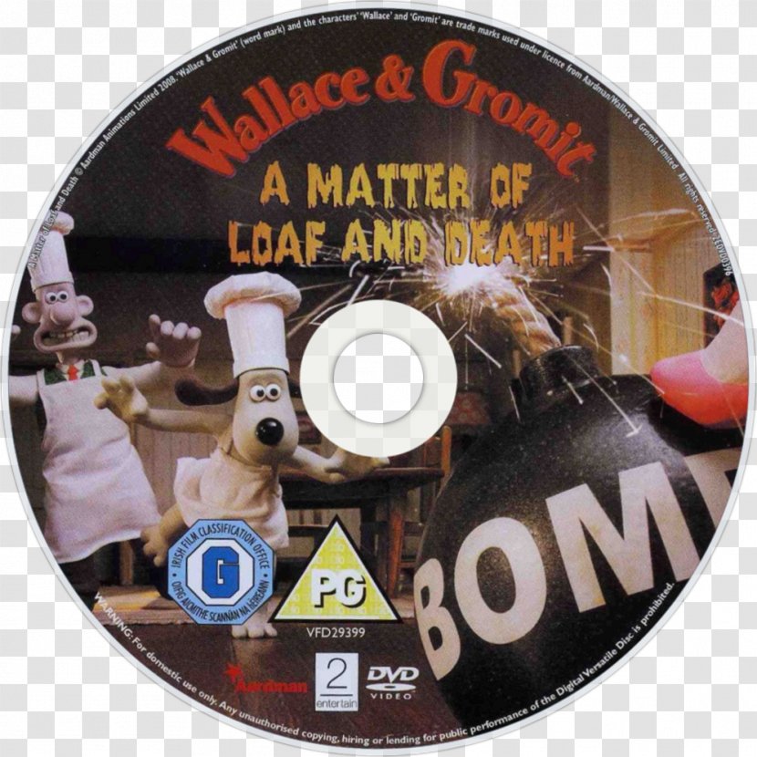 Wallace And Gromit DVD United Kingdom Short Film - Dvd Transparent PNG