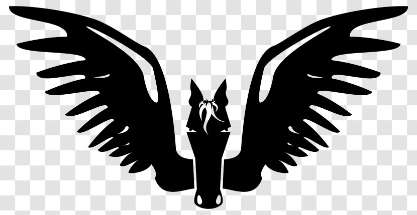 Wing Horses Clip Art - Silhouette - Horse Transparent PNG