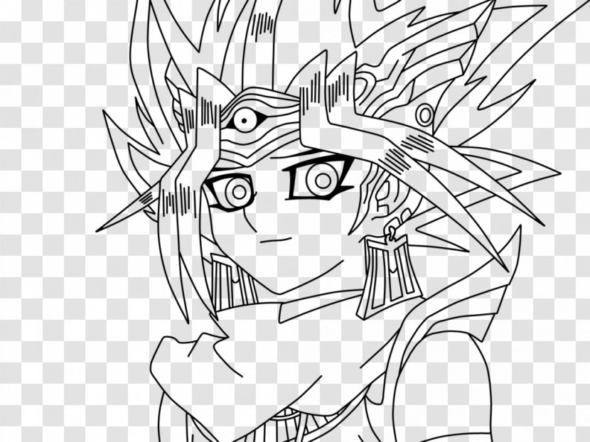 Yami Yugi Line Art Gohan Goku Yu-Gi-Oh! - Heart - Oh Transparent PNG