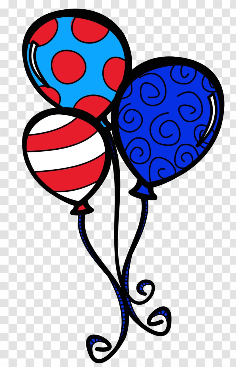 The Cat In Hat Balloon Birthday Cake Clip Art - Tree - Patriotic Cliparts Transparent PNG