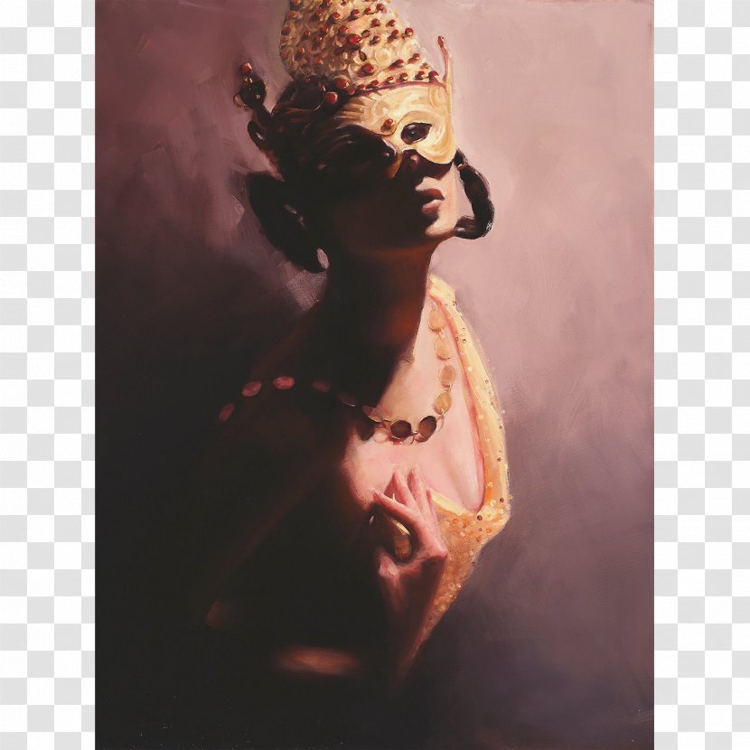 Fine Art Painting Atelier Portrait - Masquerade Transparent PNG