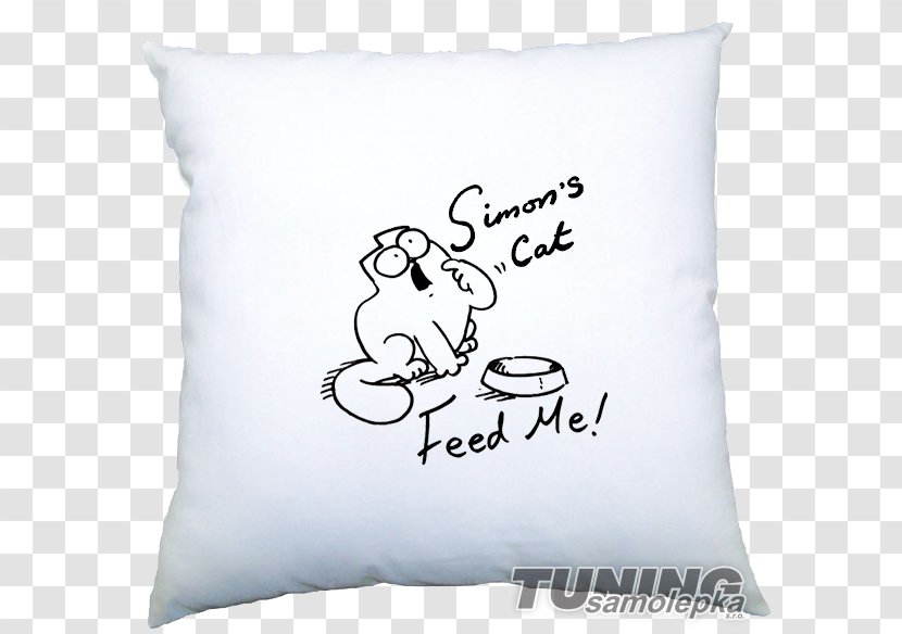 Cat Feed Me Cushion Pillow Mug - Throw Pillows Transparent PNG