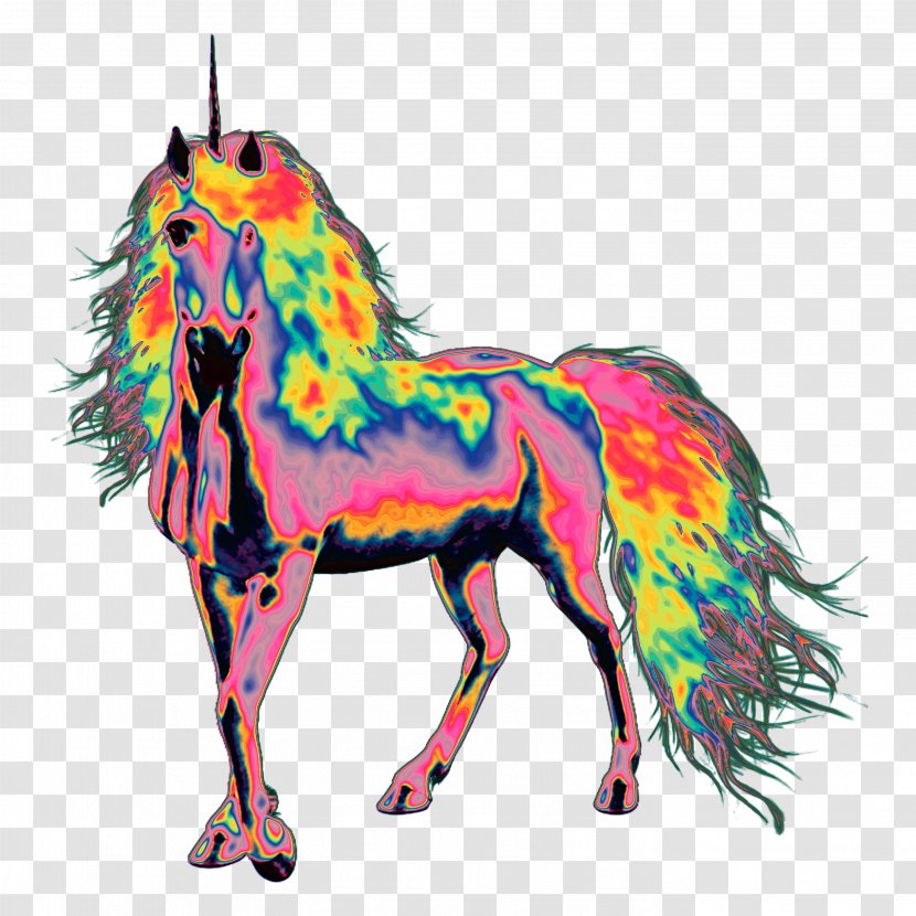 Mane Pony Mustang Unicorn Illustration - Mare - Holo Business Transparent PNG