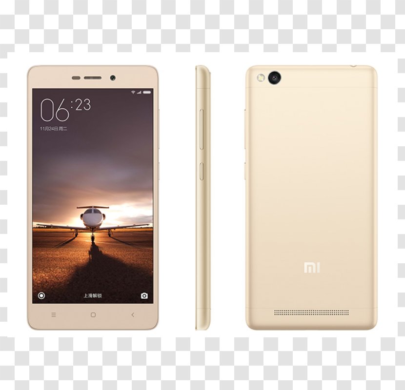 Redmi 3 Xiaomi Note Smartphone - Android Nougat Transparent PNG