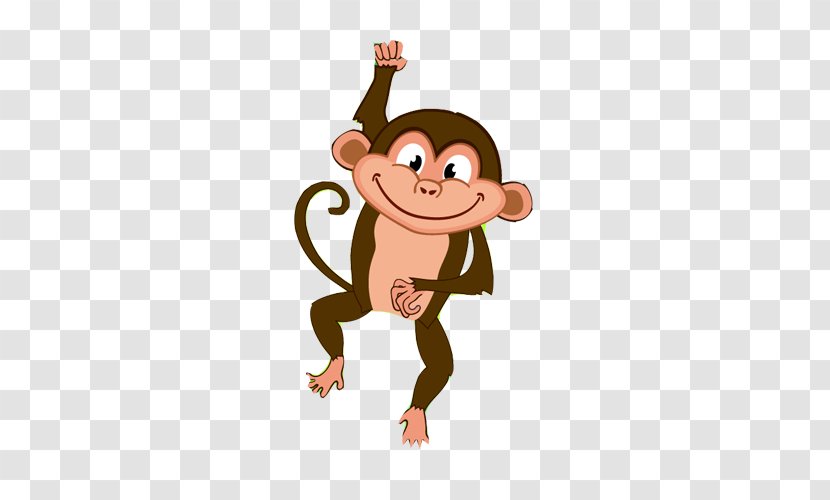 Monkey Clip Art - Mammal - Cartoon Creative Image Transparent PNG