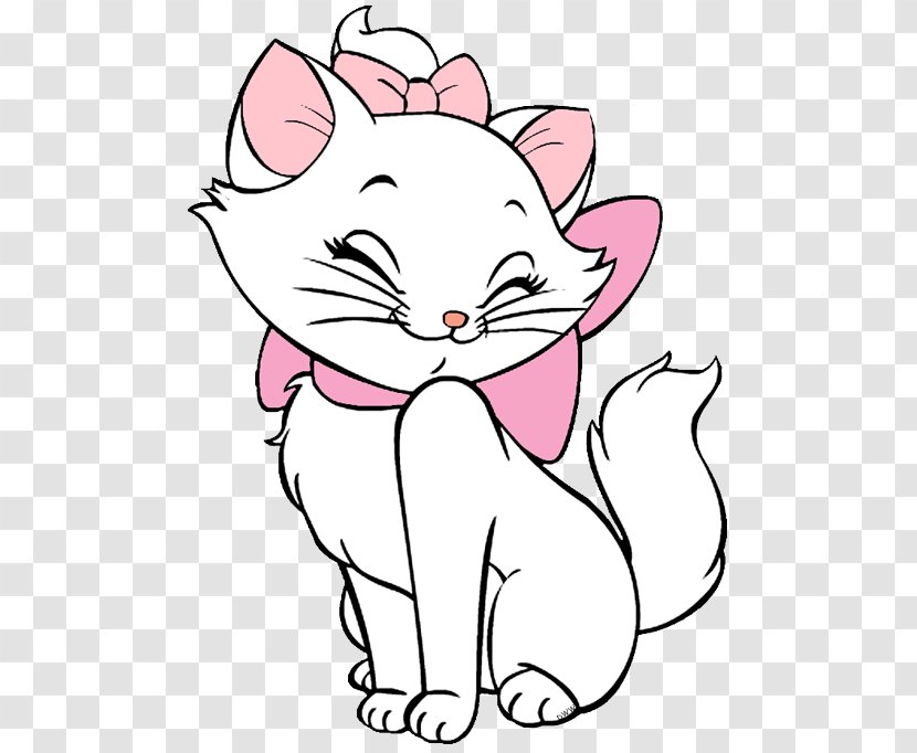 Marie Drawing Coloring Book Scat Cat Kitten - Flower Transparent PNG