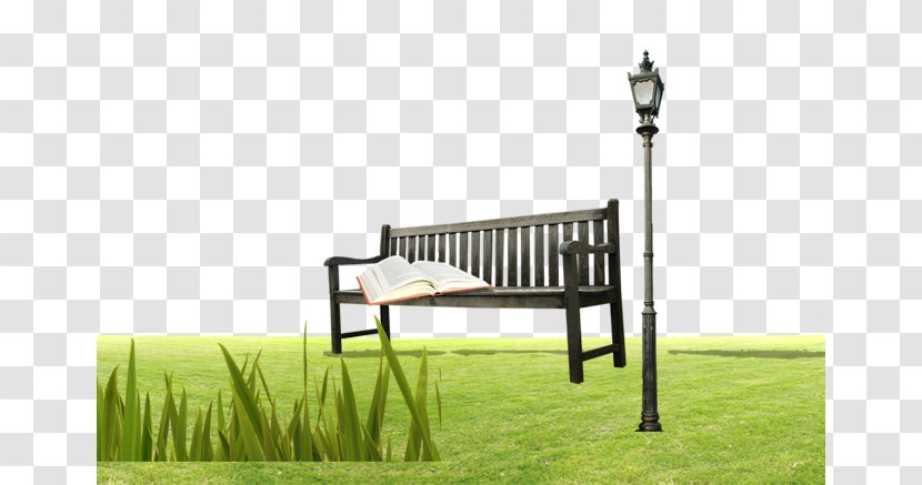 Chair Park Bench - Lawn Transparent PNG