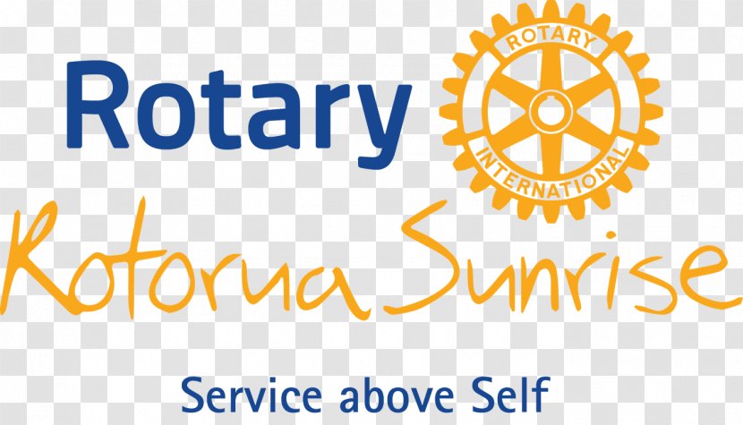 Rotorua Logo Organization Brand Rotary, District 9930 - Yellow Transparent PNG