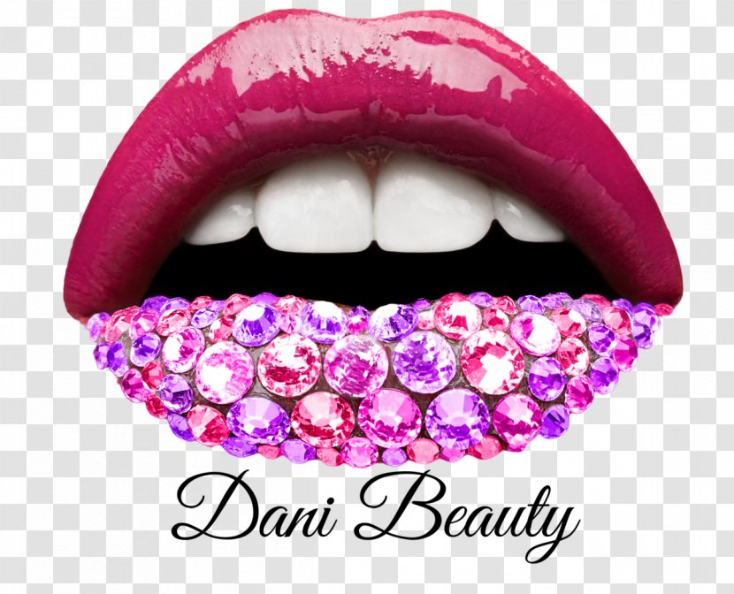 Lips Cartoon - Eyelash - Tongue Glitter Transparent PNG