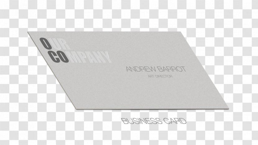 Brand Font - Clean Business Card Transparent PNG