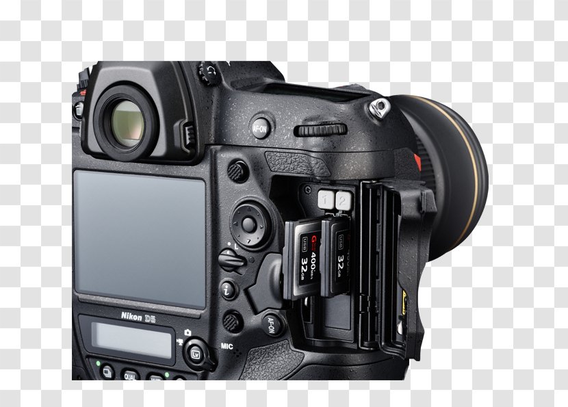 Nikon D5 Full-frame Digital SLR Camera XQD Card - Ultrahighdefinition Television Transparent PNG