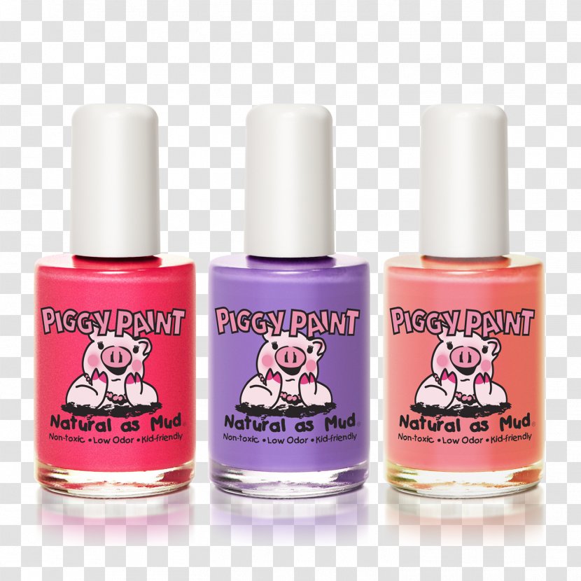 Nail Polish Paint Child Gift - Piggy Transparent PNG