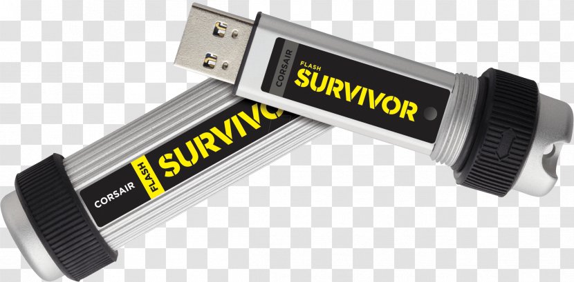USB Flash Drives Corsair Survivor Stealth 3.0 Memory - Usb Transparent PNG