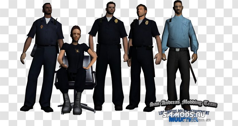 Grand Theft Auto: San Andreas Los Angeles Police Department Multiplayer Auto V - Sleeve Transparent PNG