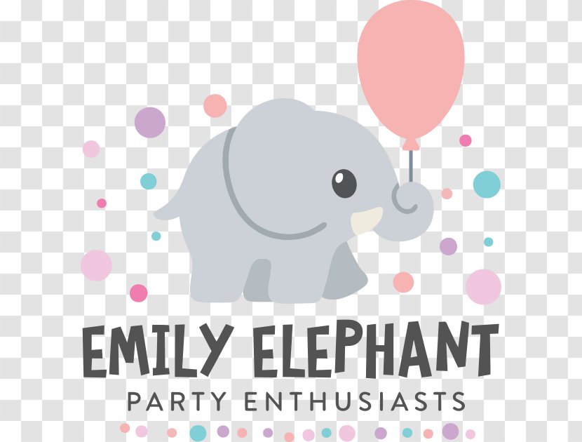 Elephantidae Children's Party Balloon Birthday - Heart Transparent PNG