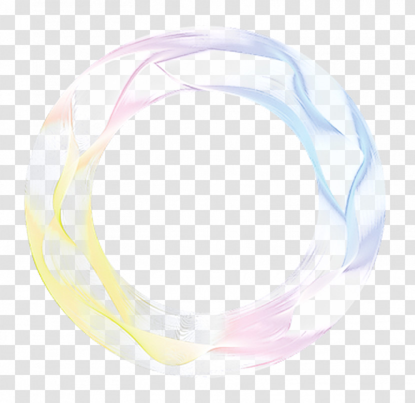 White Pink Circle Hair Accessory Transparent PNG