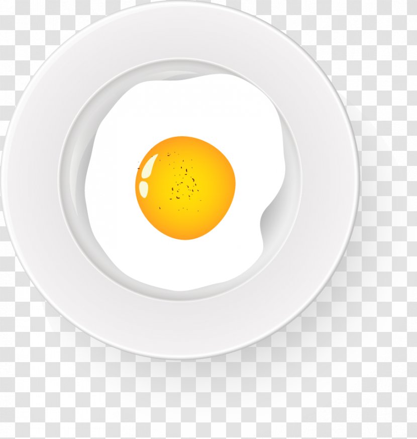 Circle Font - Orange - Delicious Eggs Vector Material Transparent PNG