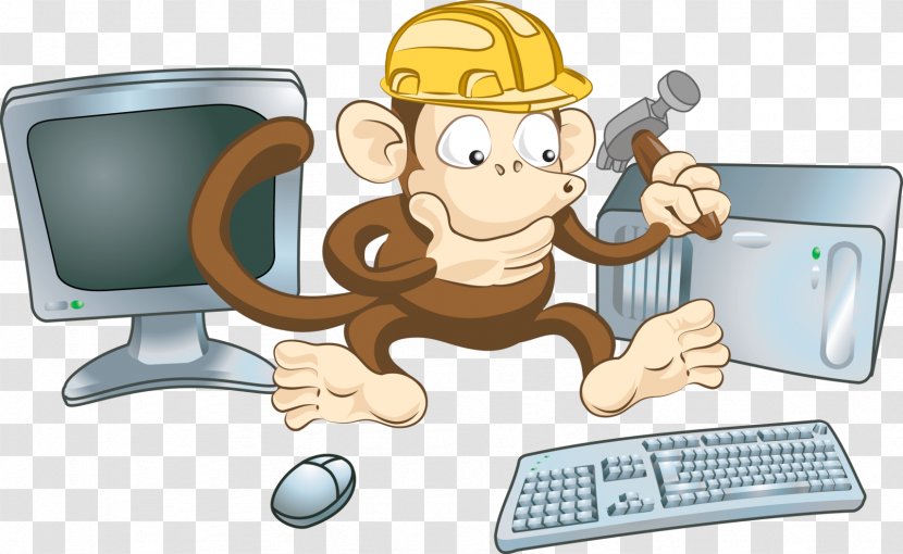 Ape Royalty-free Monkey Illustration - Technology - Truck Repair Cliparts Transparent PNG