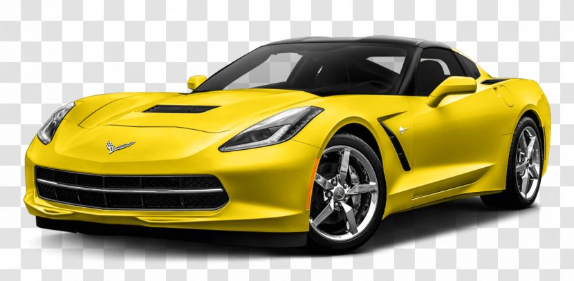 2017 Chevrolet Corvette Stingray Sports Car - Model Transparent PNG