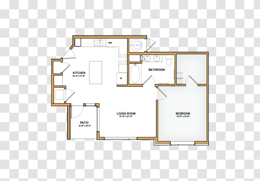Ovation Floor Plan Lone Tree - Apartment - 885 Woodside Luxury Apartments Transparent PNG