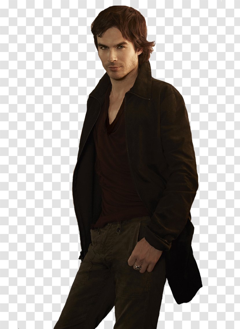 Ian Somerhalder The Vampire Diaries Damon Salvatore Boone Carlyle Model - Television - Sleeve Transparent PNG
