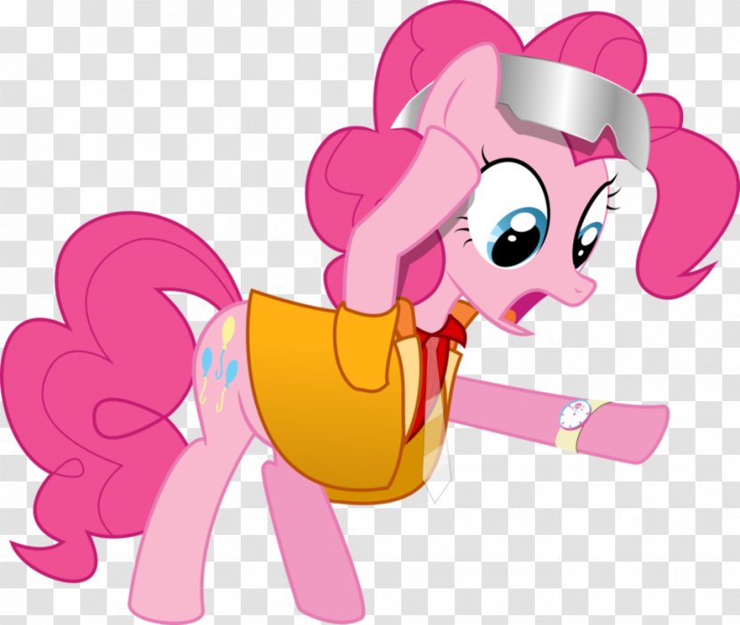 Pony Pinkie Pie Dr. Emmett Brown Derpy Hooves - Cartoon - Tamale Transparent PNG