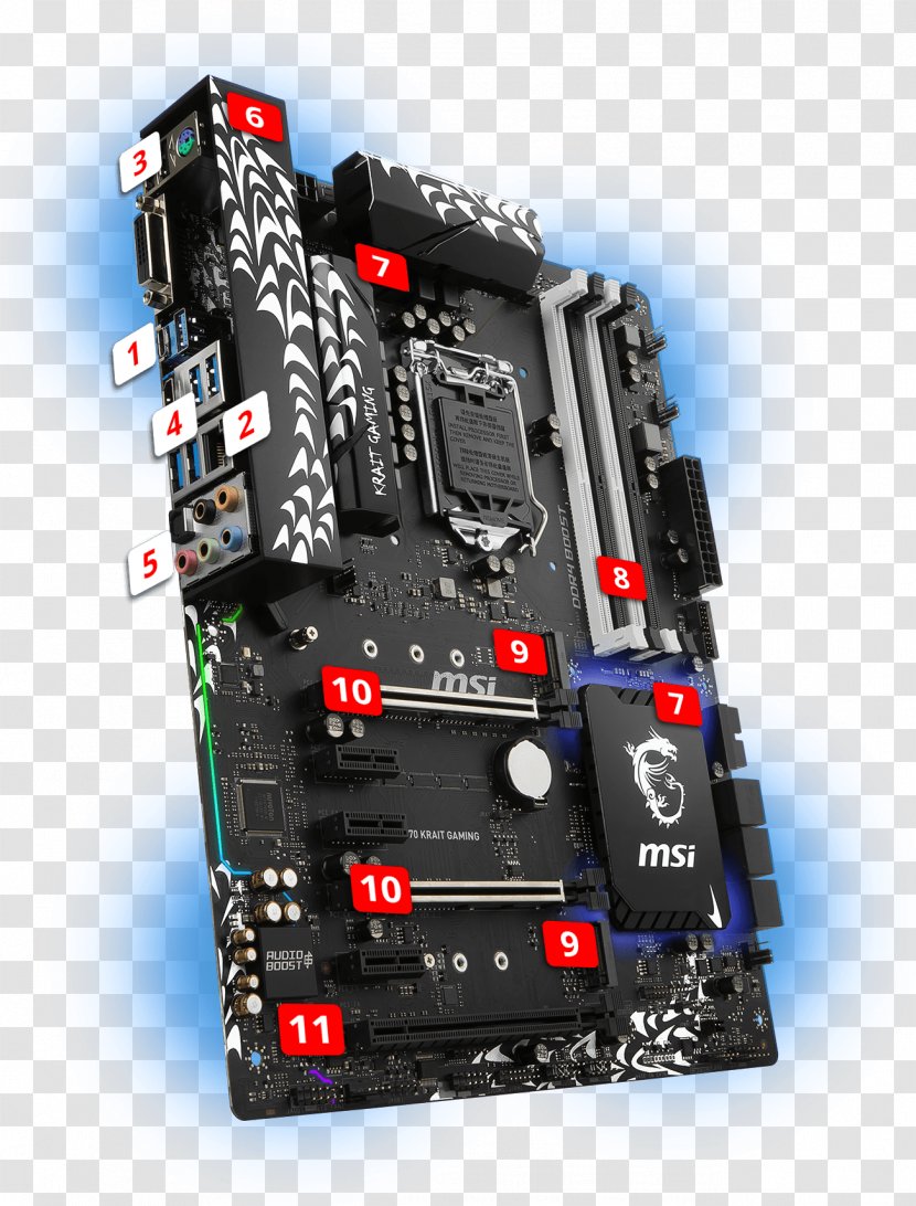 LGA 1151 Intel Motherboard CPU Socket Coffee Lake Transparent PNG