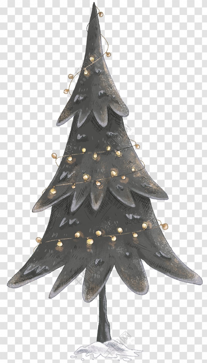 Christmas Day Tree Clip Art Image - Fir - Ornate Transparent PNG