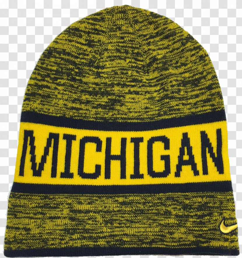 Beanie Michigan Wolverines Men's Basketball University Of Nike Font - Cap Transparent PNG