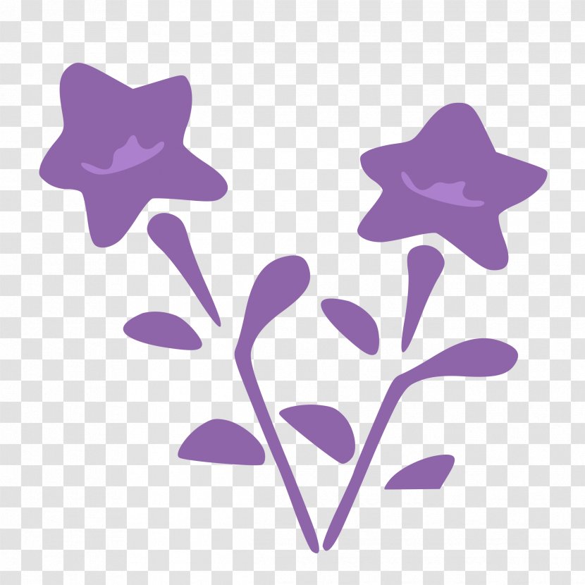 Flower Plate Clip Art - Lilac - Watercolor Plant Transparent PNG