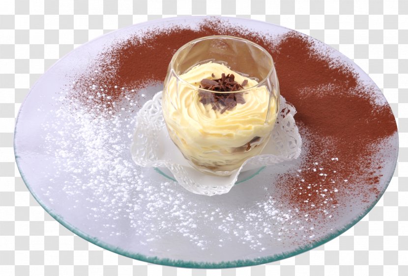 Frozen Dessert Tiramisu Dish Menu - Photography Transparent PNG