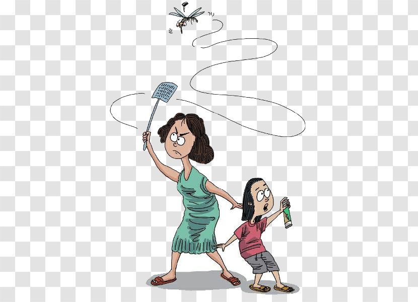 Fly Animation - Heart - Mother And Daughter Playing Flies Transparent PNG