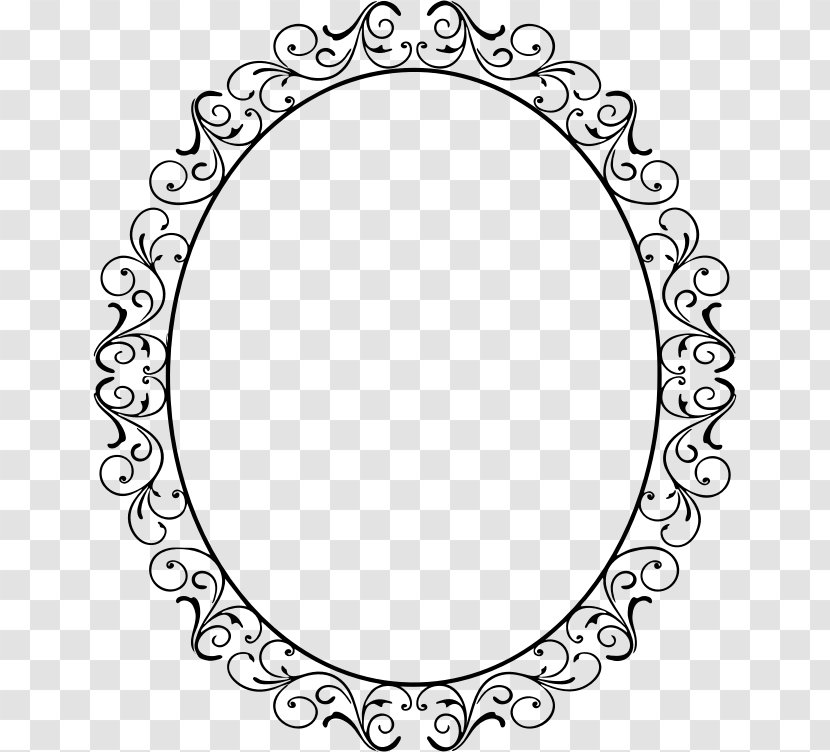 Picture Frames Borders And Oval Clip Art - Frame Pattern Transparent PNG