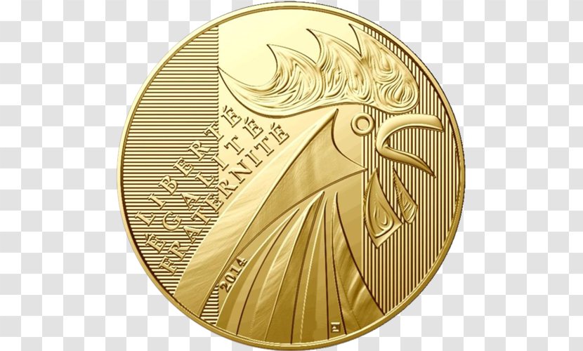 Gold Coin Euro Monnaie De Paris - 10 Note Transparent PNG