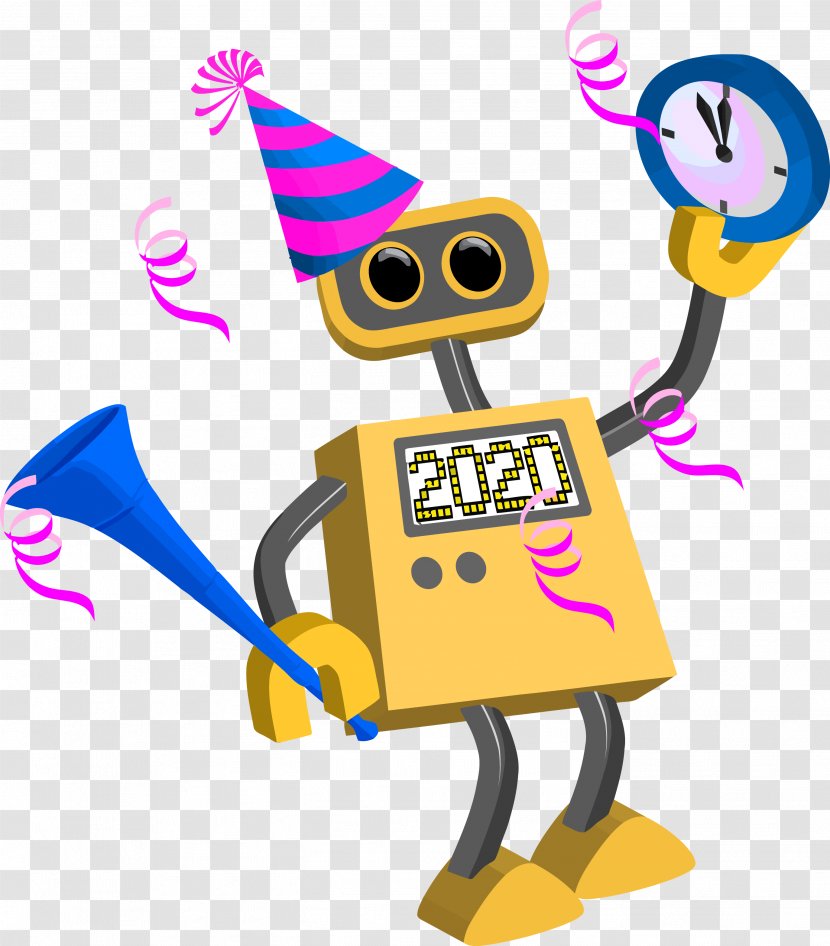 Happy New Year 2020 Years - Machine - Technology Transparent PNG