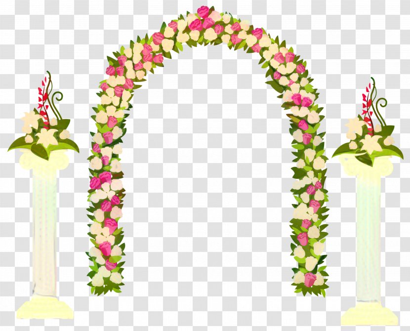 Pink Flower Cartoon - Floral Design - Lei Plant Transparent PNG