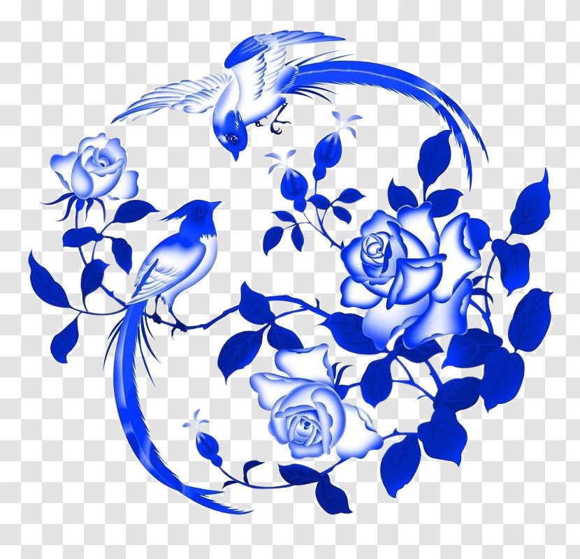 Blue And White Pottery Clip Art - Editing - Style Transparent PNG