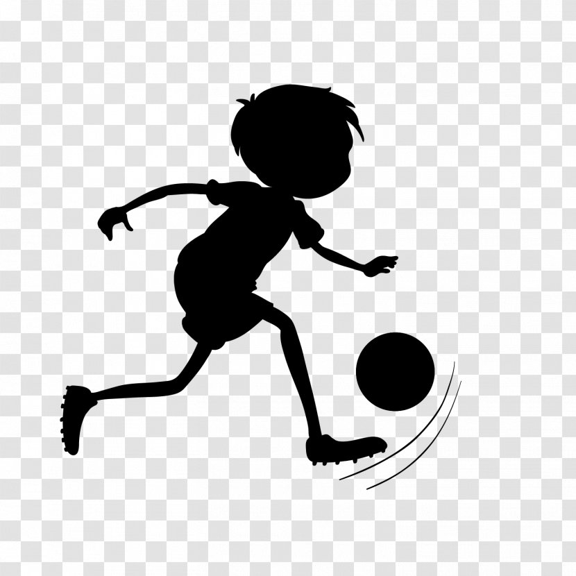 Clip Art Insect Silhouette Cartoon Character - Soccer Kick Transparent PNG
