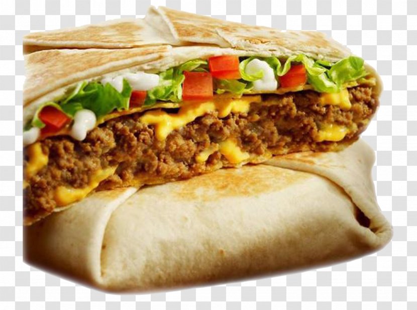 Cheeseburger Breakfast Sandwich Fast Food Kebab Wrap - Gyro - Junk Transparent PNG