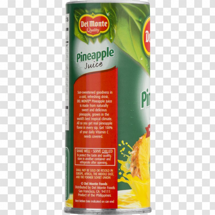 Juice Pineapple Del Monte Foods Jus D'ananas - Woman - JUICE Transparent PNG