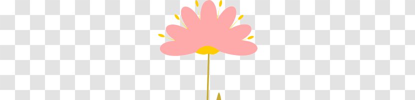 Text Yellow Petal Clip Art - Baby Flowers Cliparts Transparent PNG