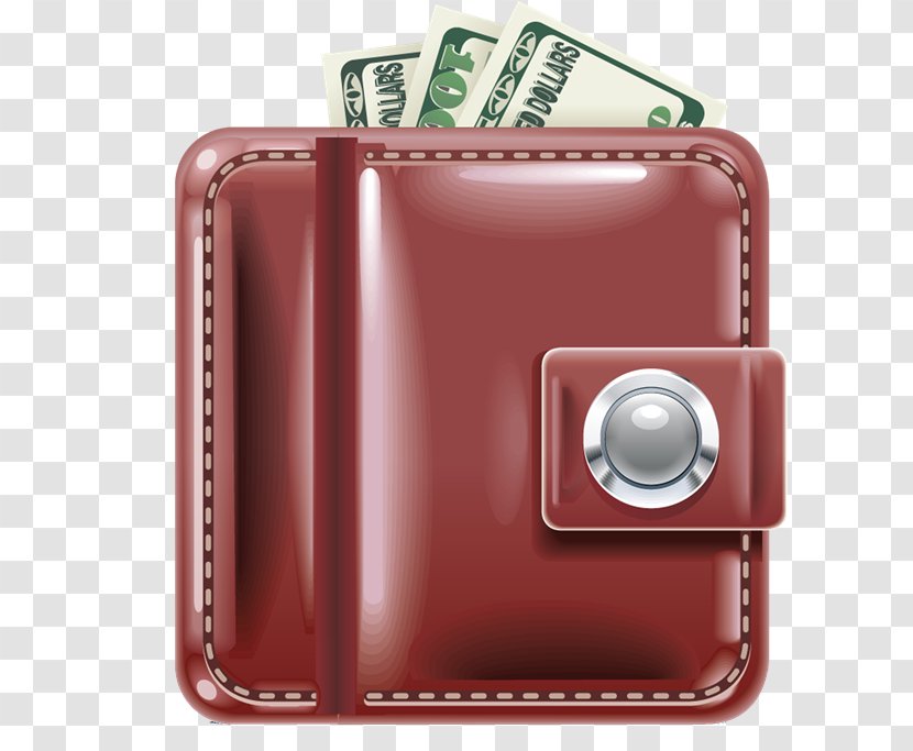 Wallet Money Bag Currency Strap - Leather - Dinero Transparent PNG