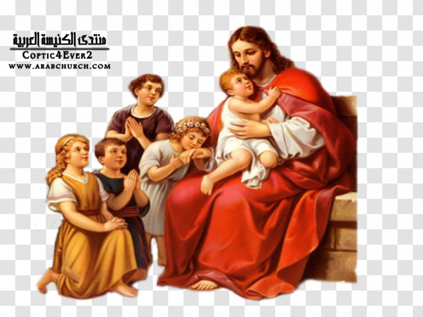 Teaching Of Jesus About Little Children Prayer Depiction - Mary - Church Transparent PNG